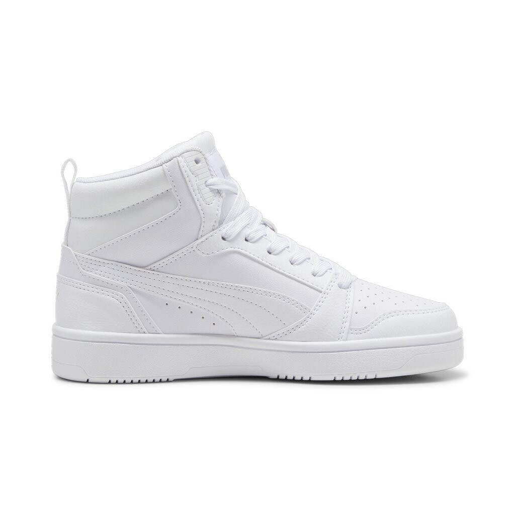 Высокие кеды Rebound V6 Mid Jr Unisex Puma, цвет puma white-cool light gray — фото 3