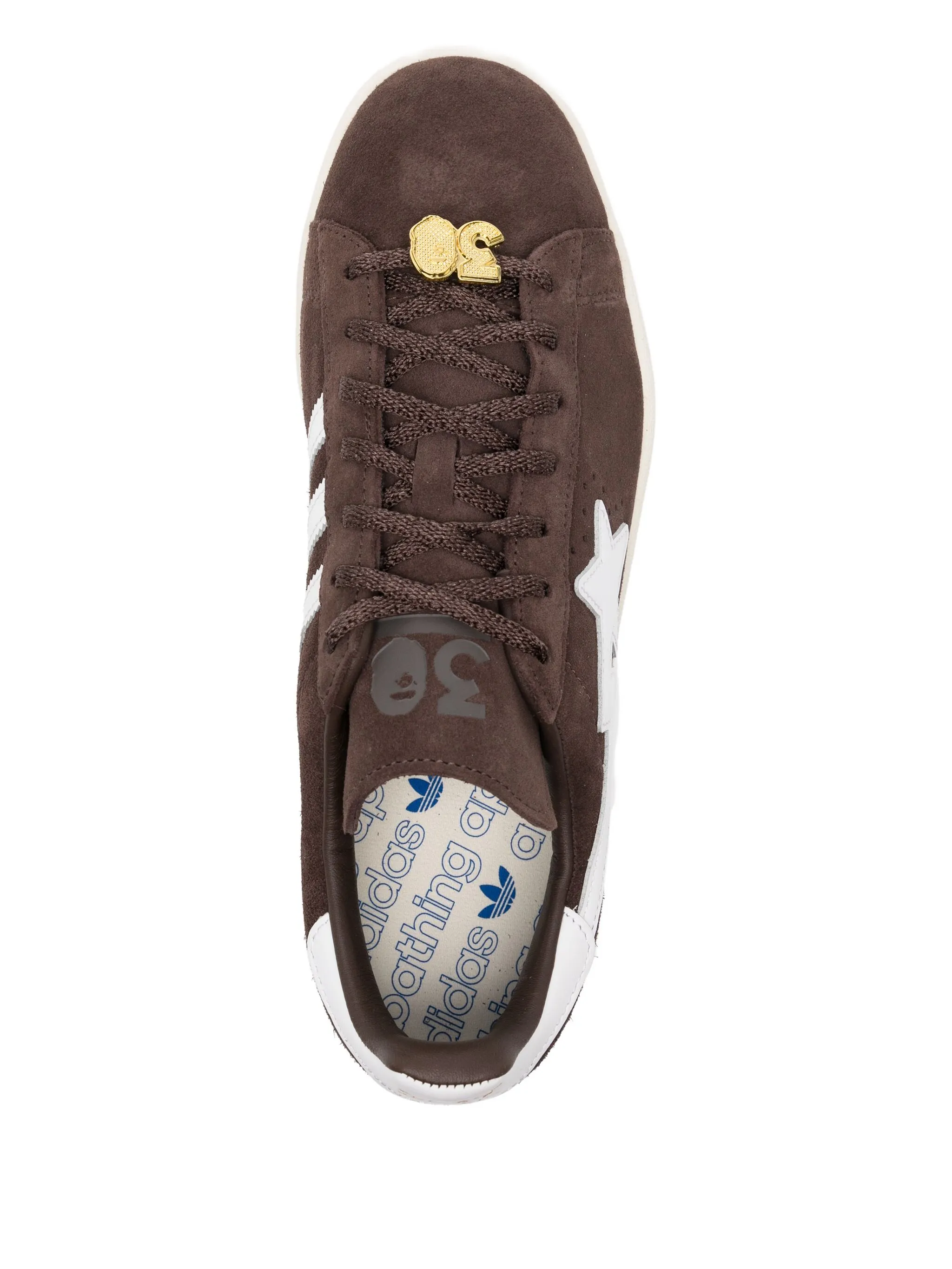 Кроссовки Stan Smith из коллаборации с Adidas A Bathing Ape, коричневый — фото 4