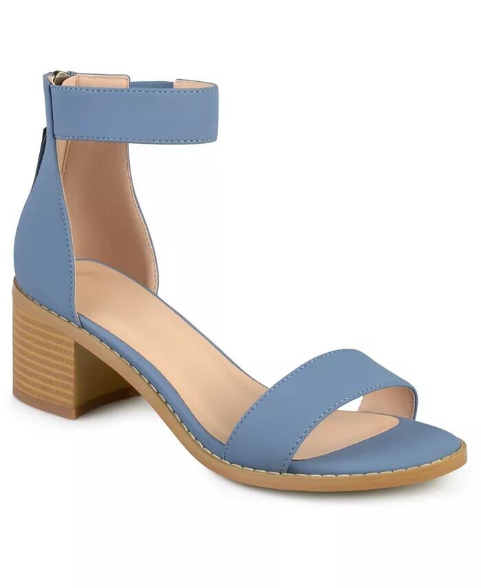 Женские босоножки Percy Block Heel Journee Collection, синий