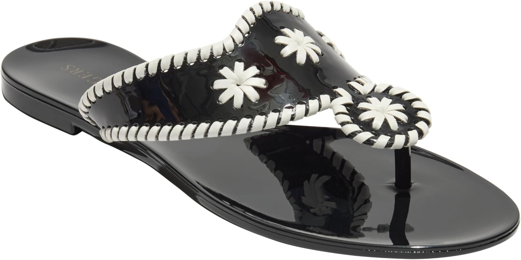 

Шлепанцы Jacks Jelly Jack Rogers, цвет Black/White