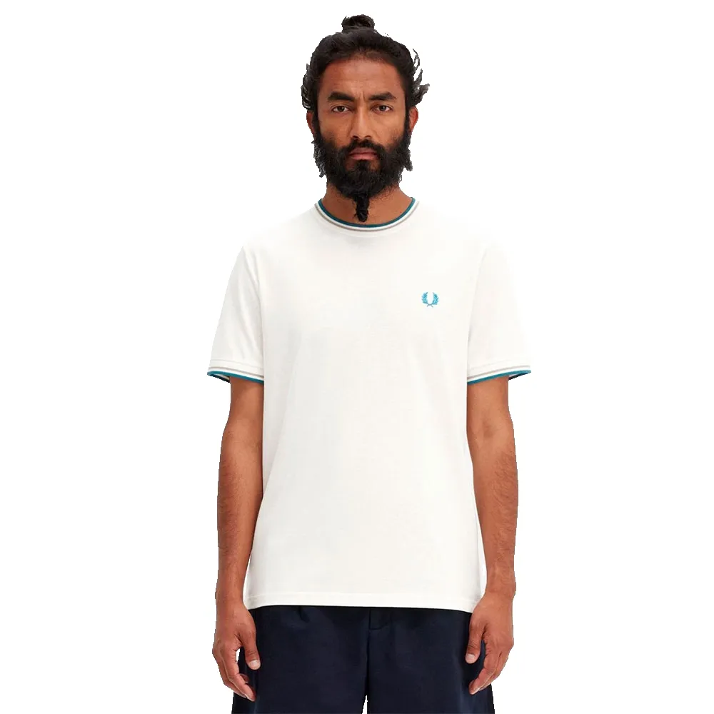 

Футболка с коротким рукавом Fred Perry Twin Tipped, белый
