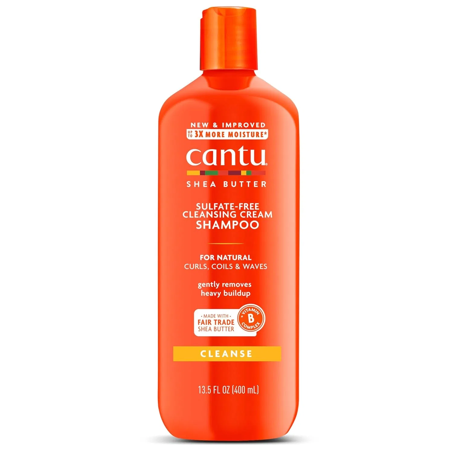 Очищающий шампунь Cantu Natural Hair Cleansing без сульфатов, 400 мл (2 упаковки) Cantu