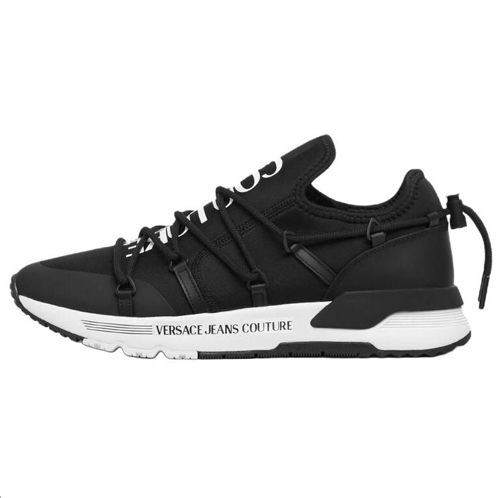 

VERSACE JEANS COUTURE Низкие повседневные туфли LOGO DYNAMIC, черные, мужские