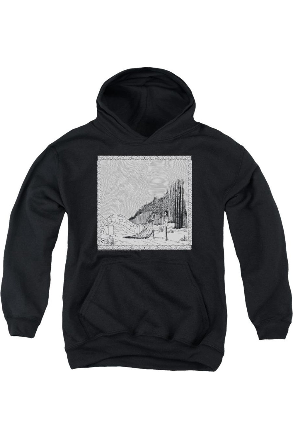 

Толстовка с капюшоном Corpse Bride My Darling Youth Gildan, черный