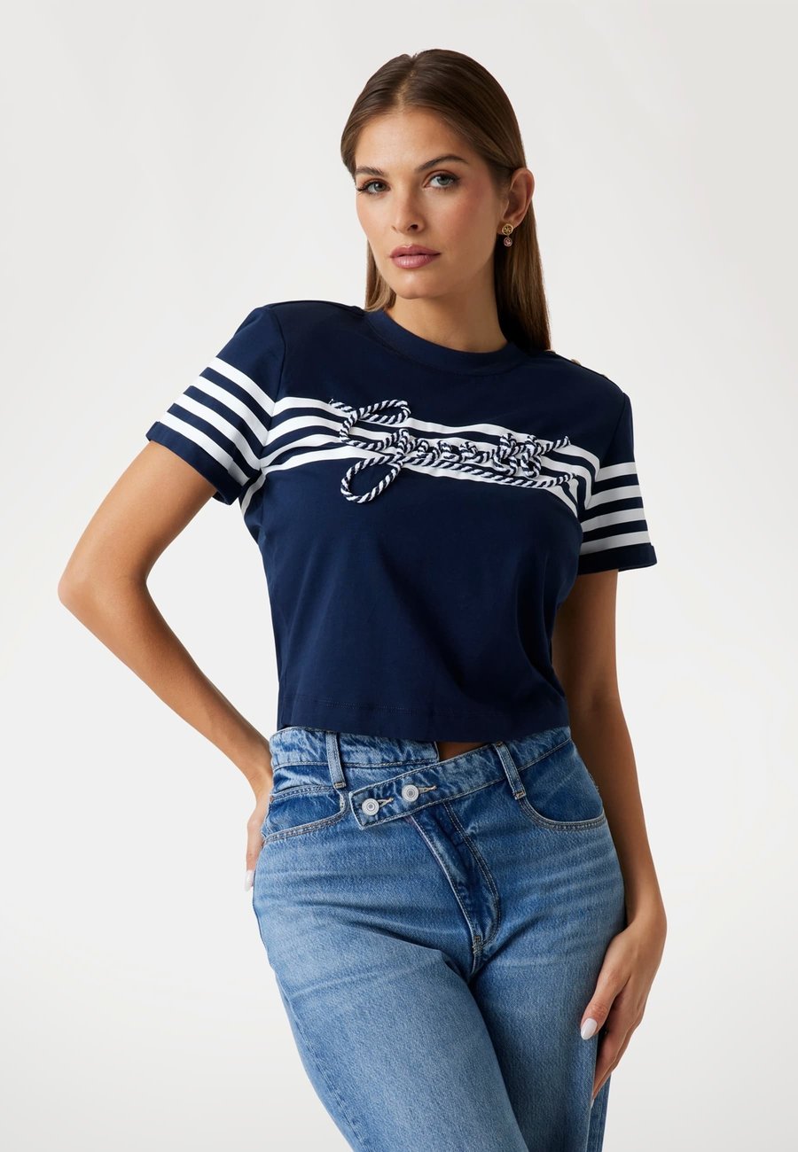 

Футболка Guess GESTREIFTES LOGO, Blau/Blue