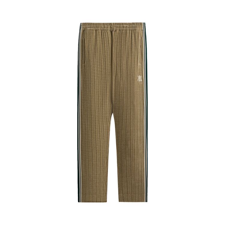 

Брюки Kith Velvet Cord Damon Track Pant 'Palomino', зеленый