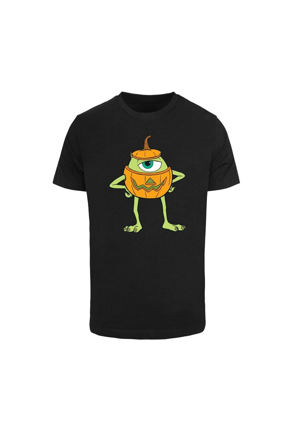 

Футболка с принтом MONSTERS INC MIKE HALLOWEEN PUMPKIN ABSOLUTE CULT, черный