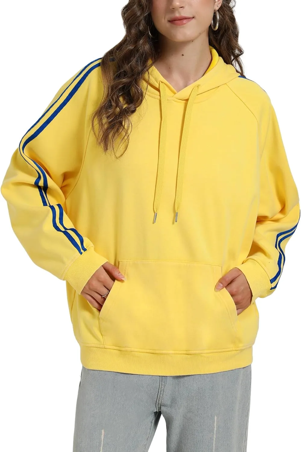 

Толстовка Iwing с капюшоном, кислотная стирка, оверсайз