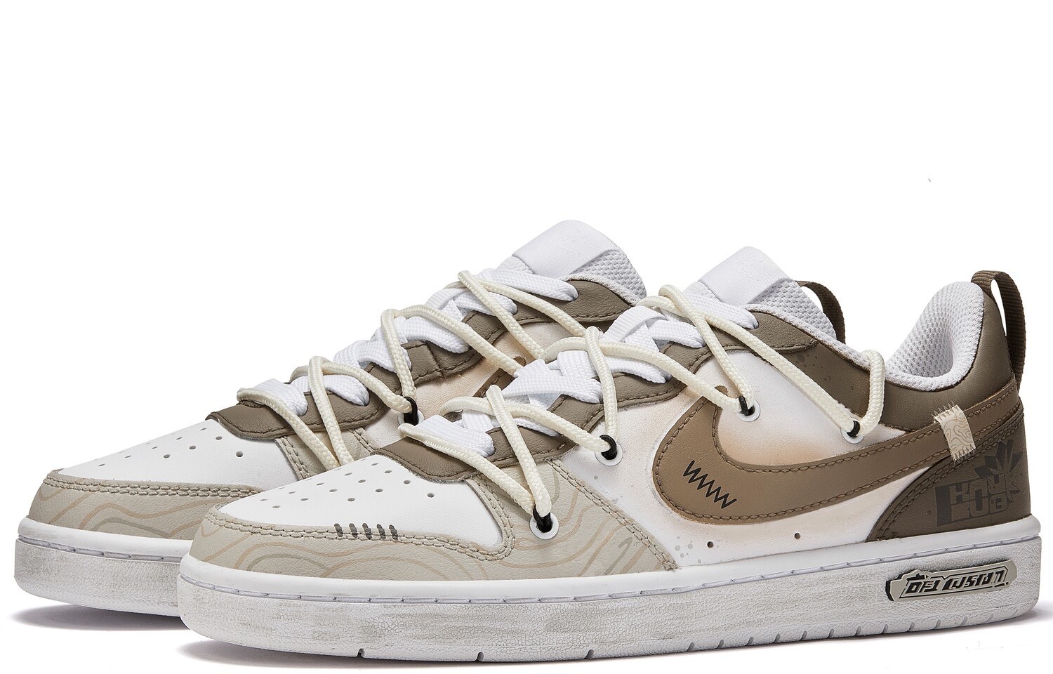 

Женские кроссовки для скейтбординга Nike Court Borough Low, Brown
