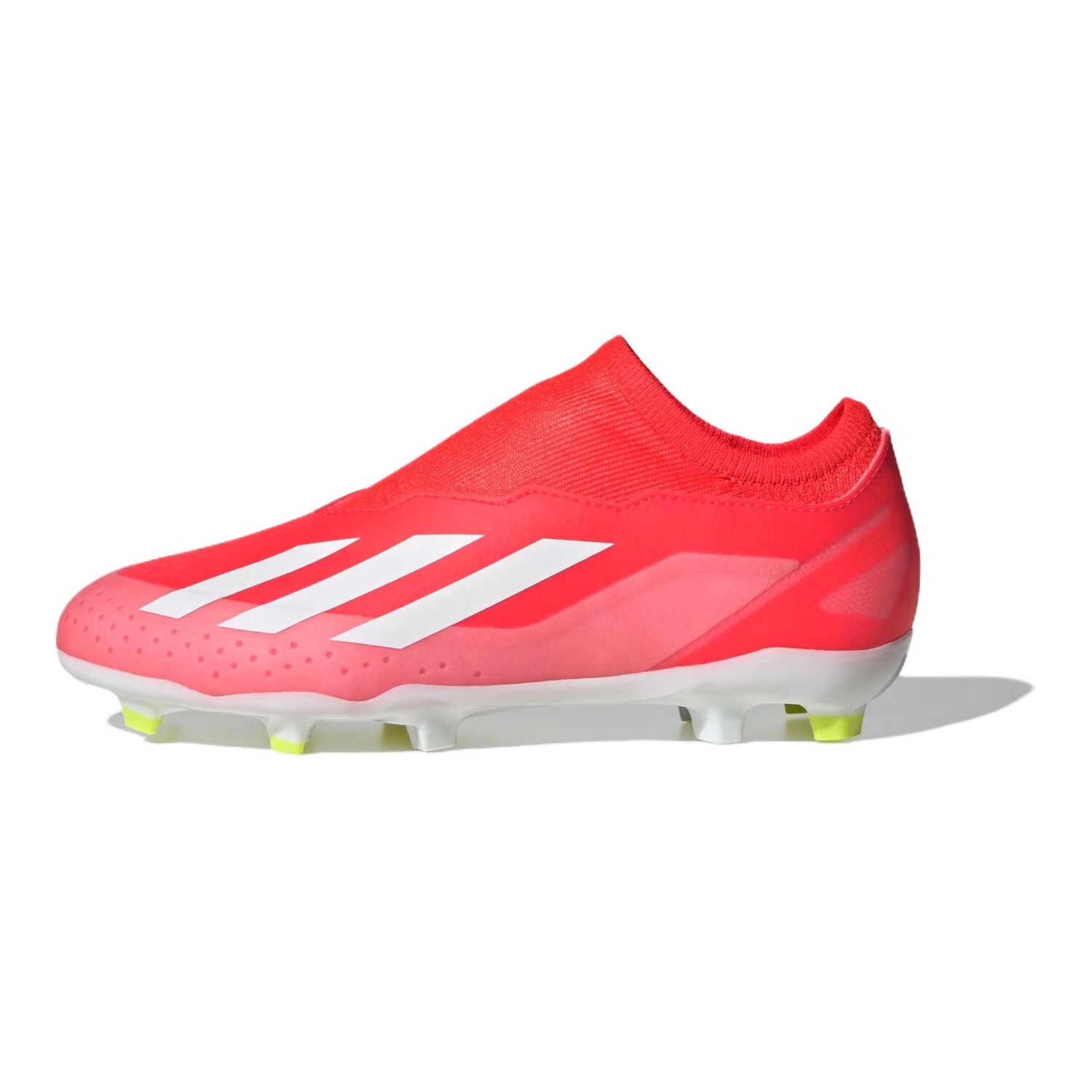 Crazyfast League Laceless FG Solar Red Cloud White Team Solar Yellow GS Adidas, красный