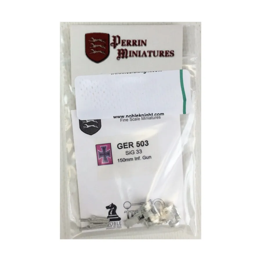 

150-мм пехотная пушка SiG 33, WWII Miniatures - German (10mm) (Perrin Miniatures)