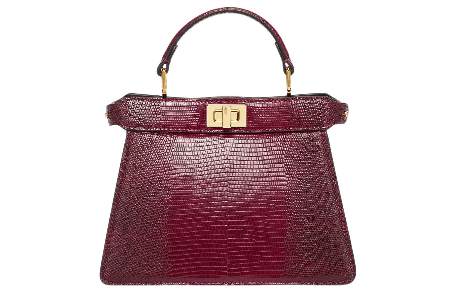 

FENDI Кроссбод Peekaboo ISeeU из кожи ящерицы