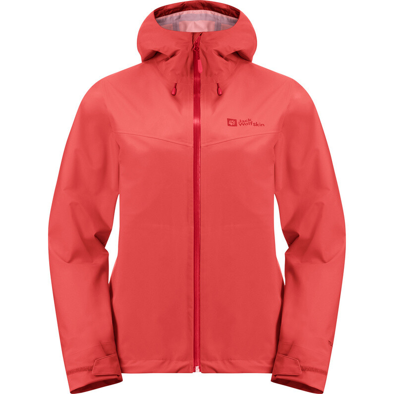 

Женская куртка Highest Peak 3л Jack Wolfskin, красный