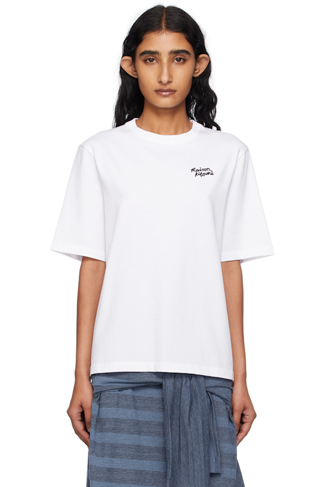 

Футболка Comfort с надписью от руки Maison Kitsuné Maison Kitsuné, мультиколор