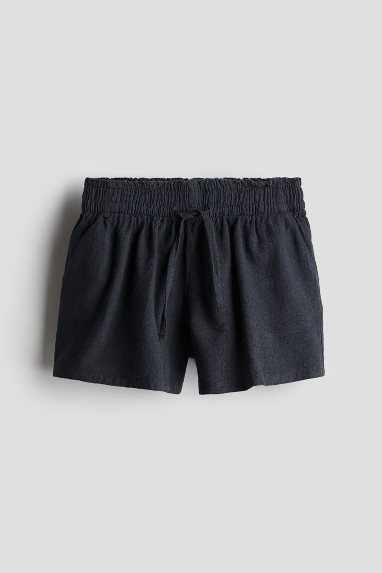 

Шорты из смеси льна H&M, серый