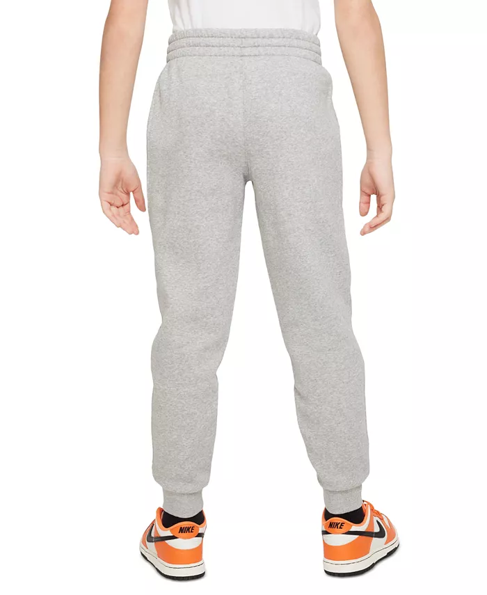 Флисовые спортивные брюки Big Kids Club Nike, серый — фото 2