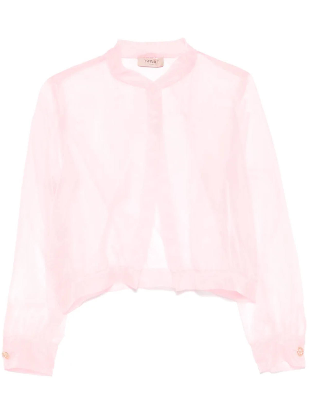 

TWINSET куртка из органзы, розовый