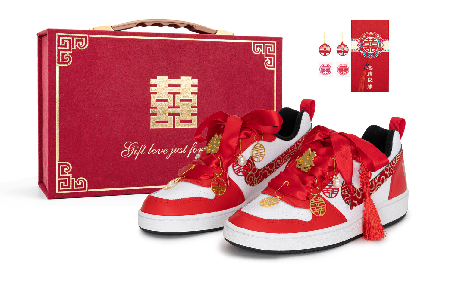 

Женские кроссовки для скейтбординга Nike Court Borough Low, Red