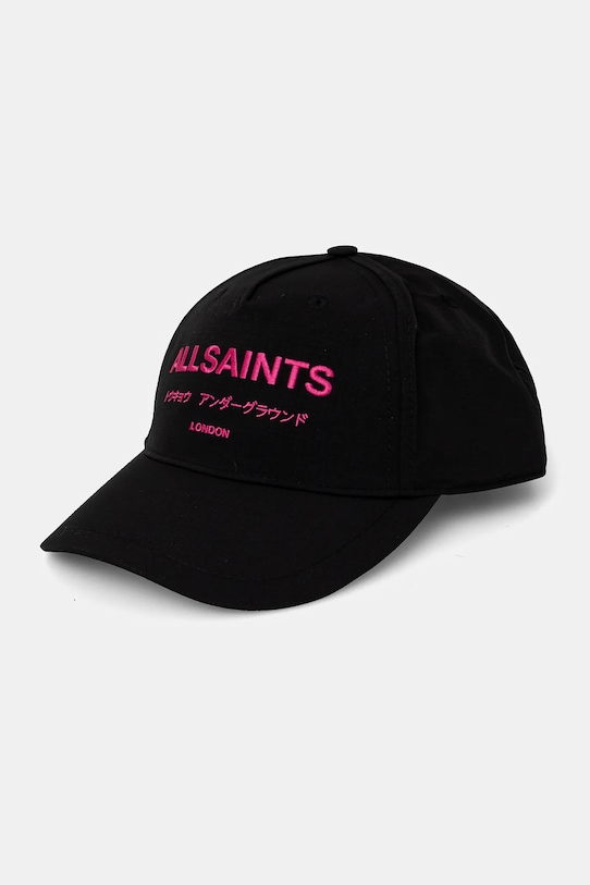 

Кепка с козырьком Allsaints, черный