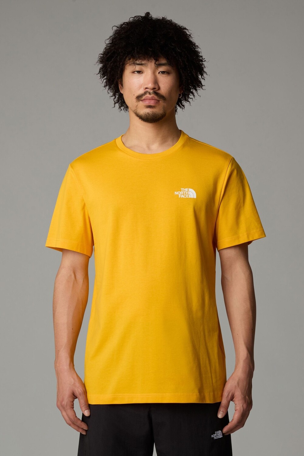 

Мужская футболка с коротким рукавом и простым куполом The North Face, желтый