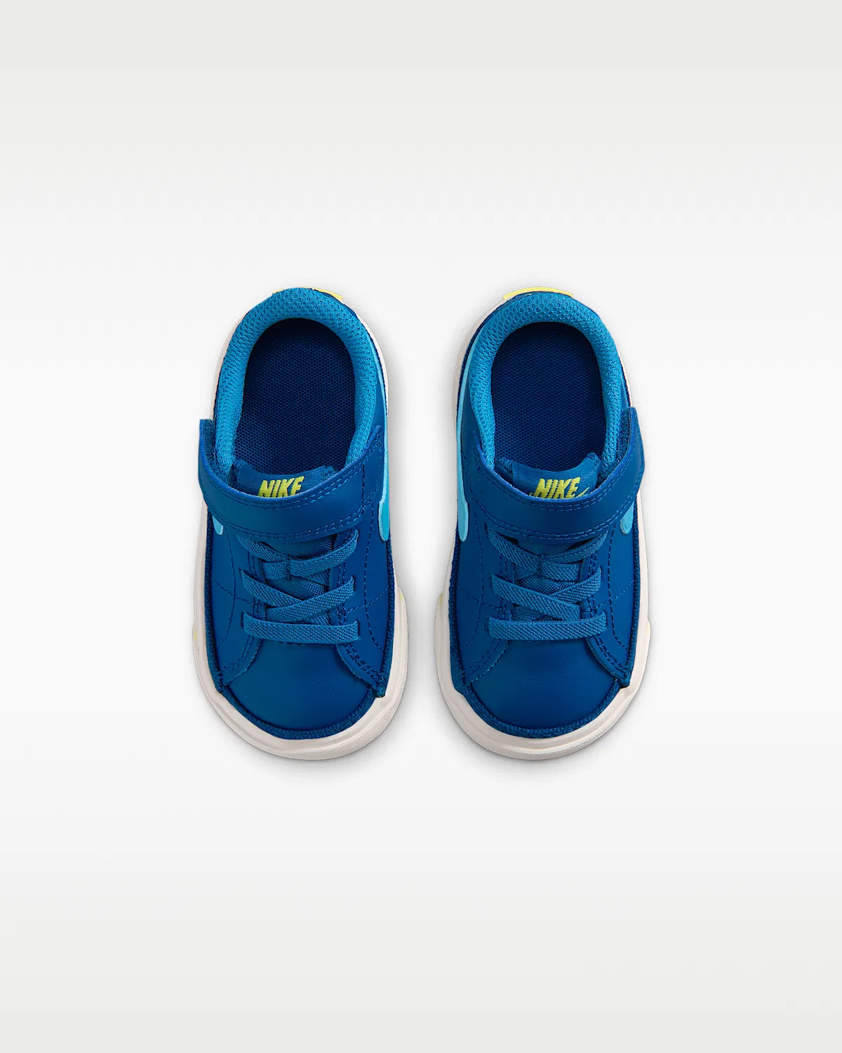 Детские кроссовки Nike Court Legacy, Court Blue/Sonic Yellow/Phantom/Dutch Blue — фото 4