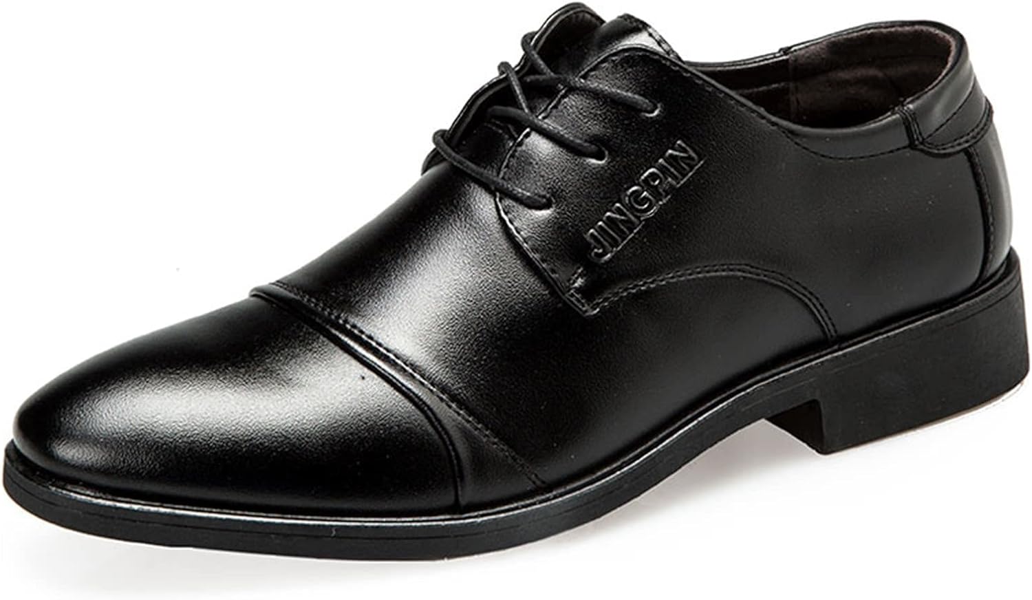 

Мужские деловые кожаные туфли HINDOLA, классический стиль, кожаные туфли для мужчин, повседневные кожаные нарядные туфли для мужчин, черный