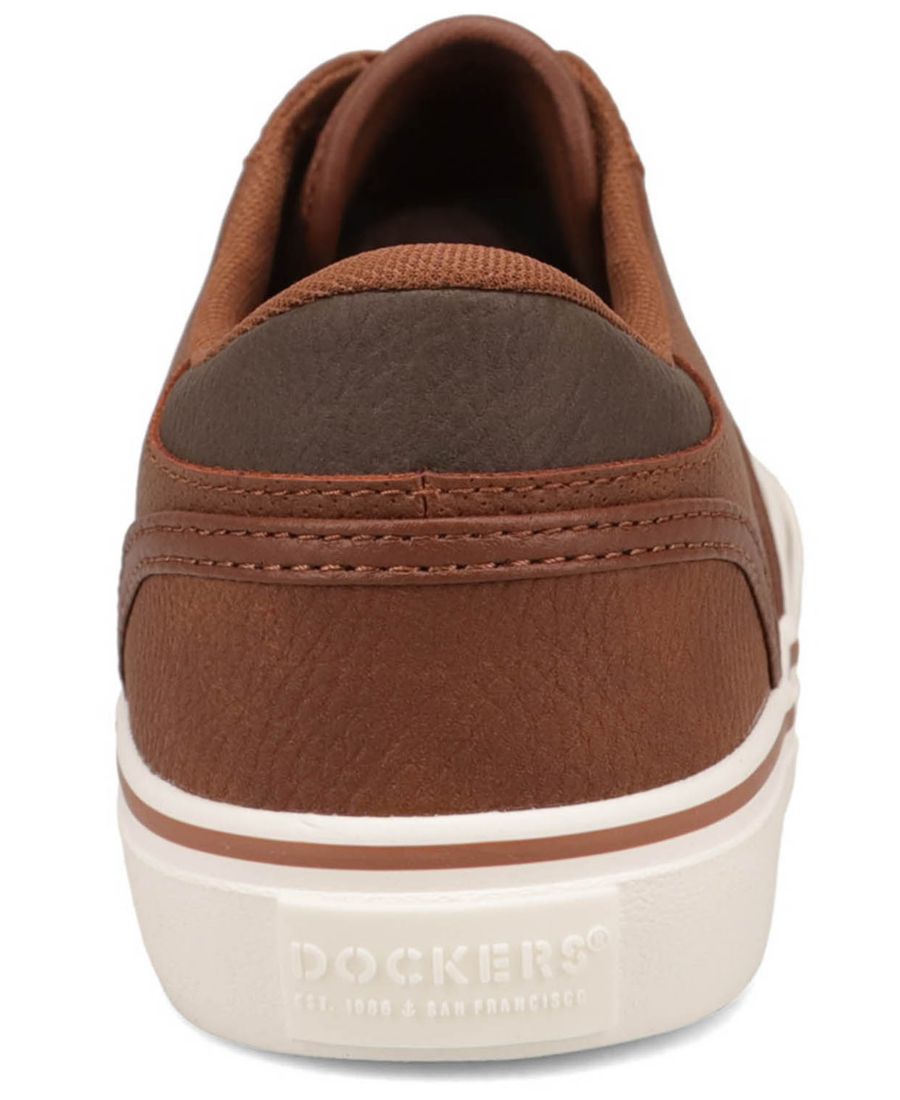 Мужские повседневные кроссовки Estes Wax Dockers, Tan Brown — фото 3