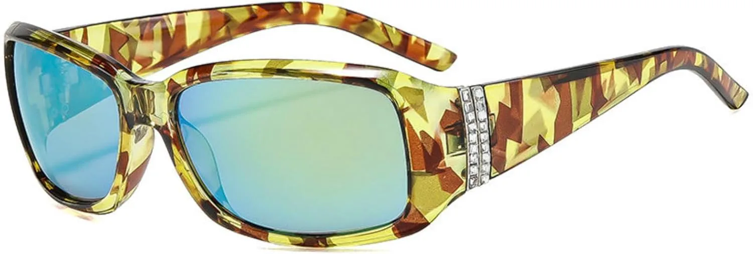 

Солнцезащитные очки Willochra с оправой из стразов для женщин, в стиле Y2K, с бриллиантами, модные, блестящие, в стиле панк, с защитой от УФ-излучения UV400, C7