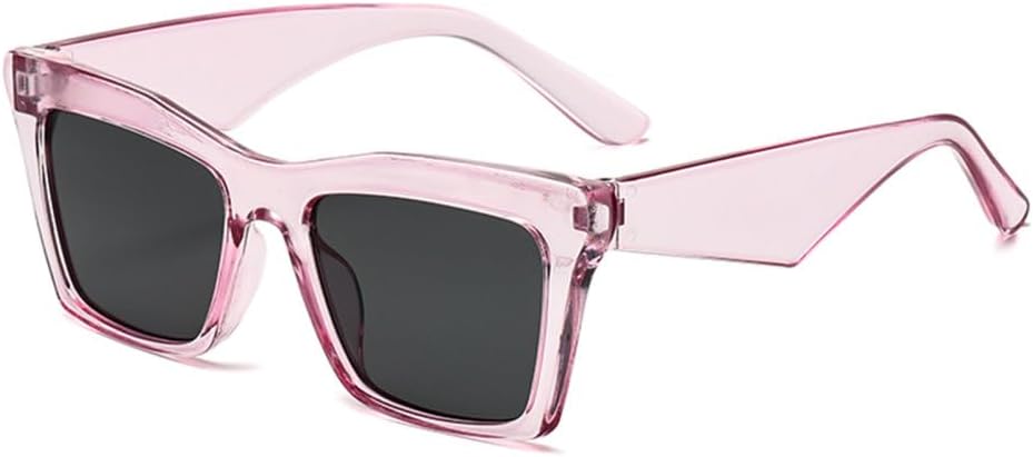 

Классические солнцезащитные очки 2027 года для женщин, защита от УФ-излучения UV400, винтажные очки для мужчин, простые солнцезащитные очки для женщин MTZJH, Clear Pink