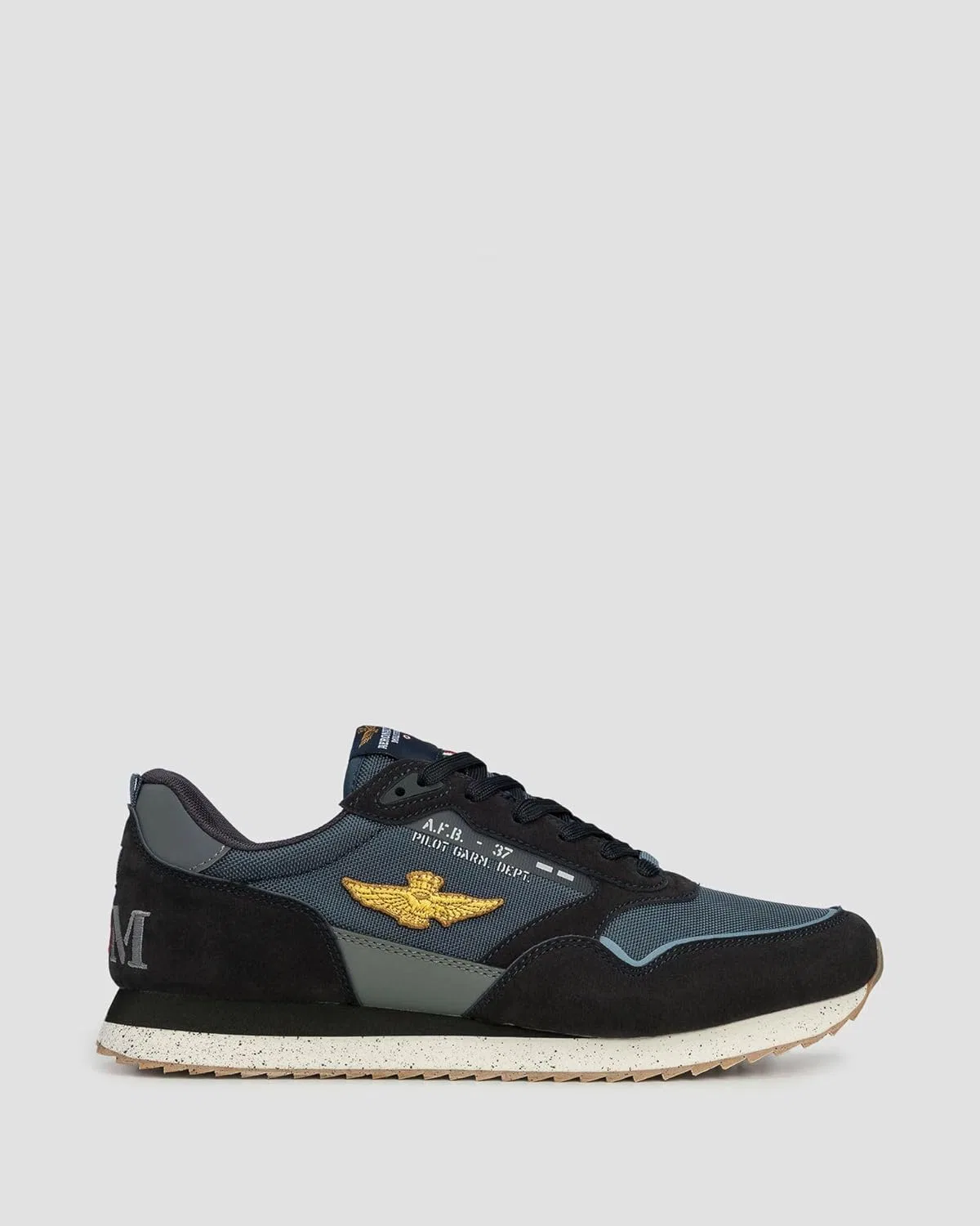 Мужские классические кроссовки Aeronautica Militare 252SC0288UCT03545 8057630562875-46, Navy — фото 2