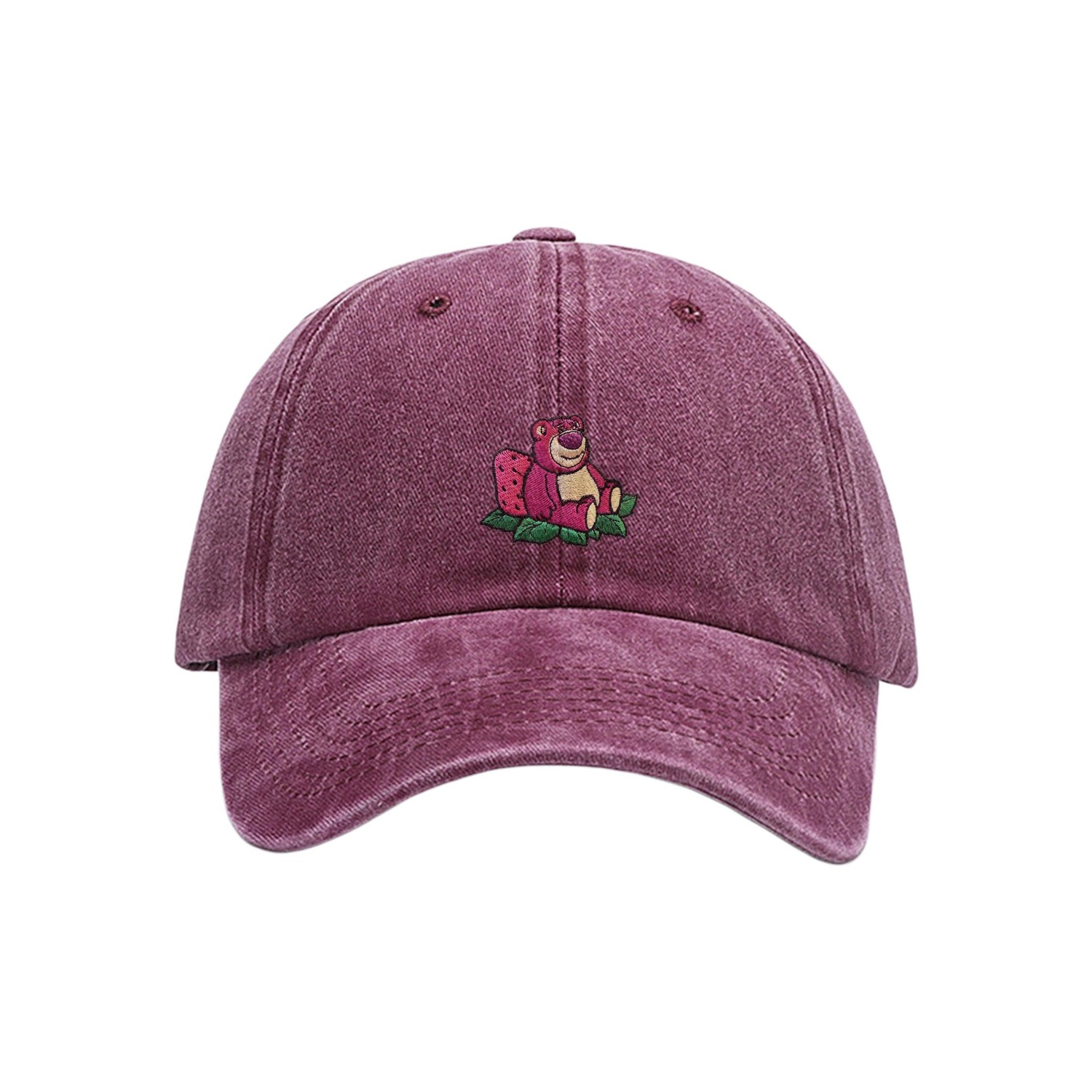 

Disney Бейсболка хлопковая унисекс серии Strawberry Bear, Burgundy