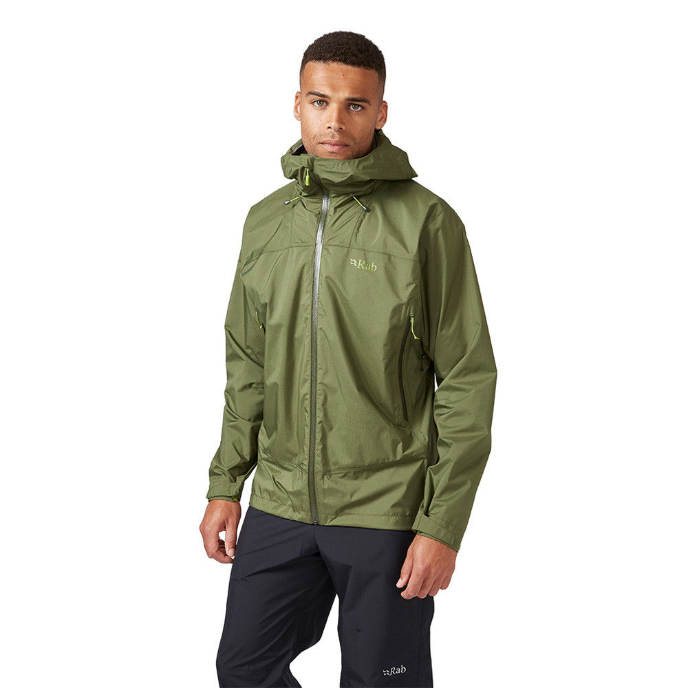 

Куртка Rab Downpour 2.0 Waterproof, зеленый