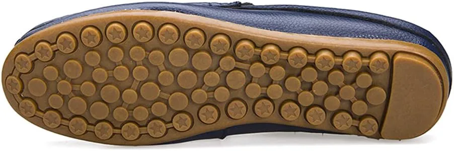 

Мужские классические кожаные тапочки, офисные, повседневные, домашние, без задника, мокасины, мягкие и удобные мужские обувь для вождения Abborora, черный