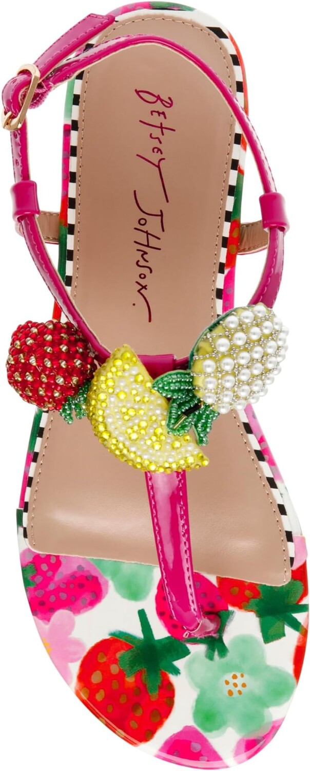 Сандалии Blue by Betsey Johnson Aniston, цвет Berry Multi — фото 2