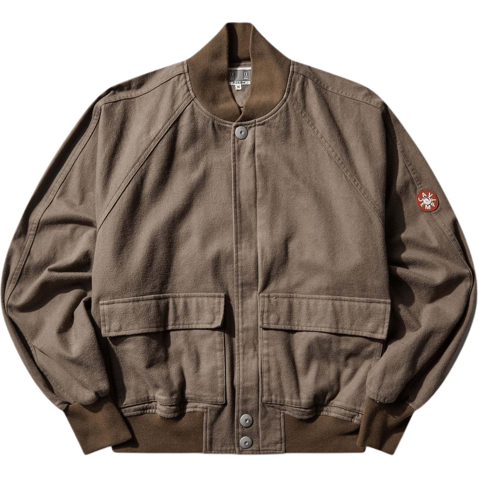 

Cav Empt Мужская хлопковая фланелевая куртка на молнии Brown