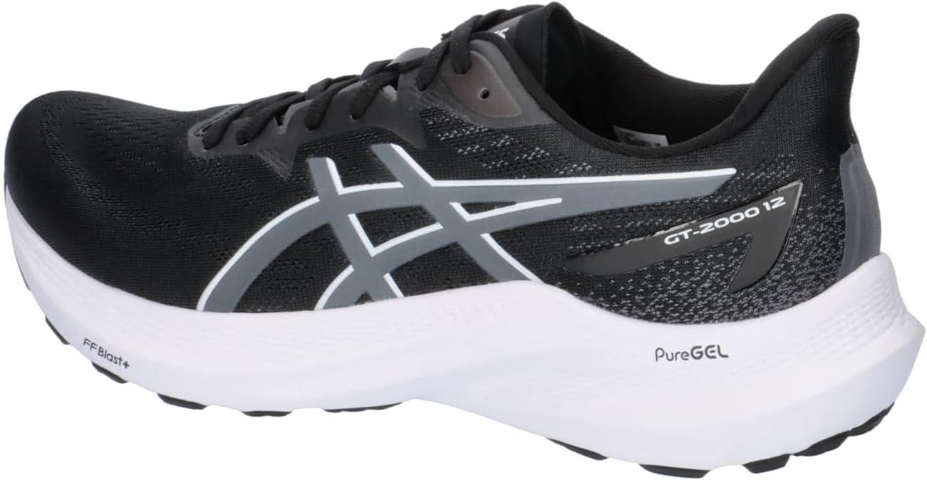Мужские беговые кроссовки Asics GT-2000 12, черный/серый — фото 3