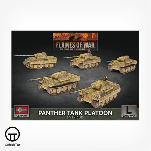 

Фигурки Flames Of War: Panther A (Early) (X5 Plastic)