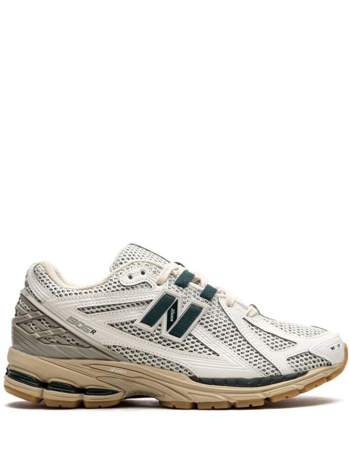 

Кроссовки 1906R White Green Cream New Balance, бежевый