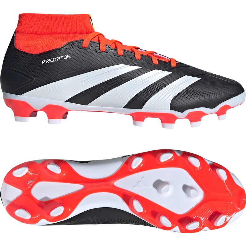 Футбольные бутсы Predator League MG для игры на искусственном газоне Adidas, мультиколор — фото 4