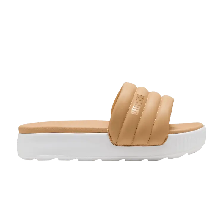 

Кроссовки Puma Wmns Karmen Puffy Slide Warm Beige, желто-коричневый