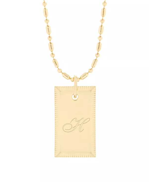 

Подвеска с инициалами Харпер Brook & York, gold-plated-h