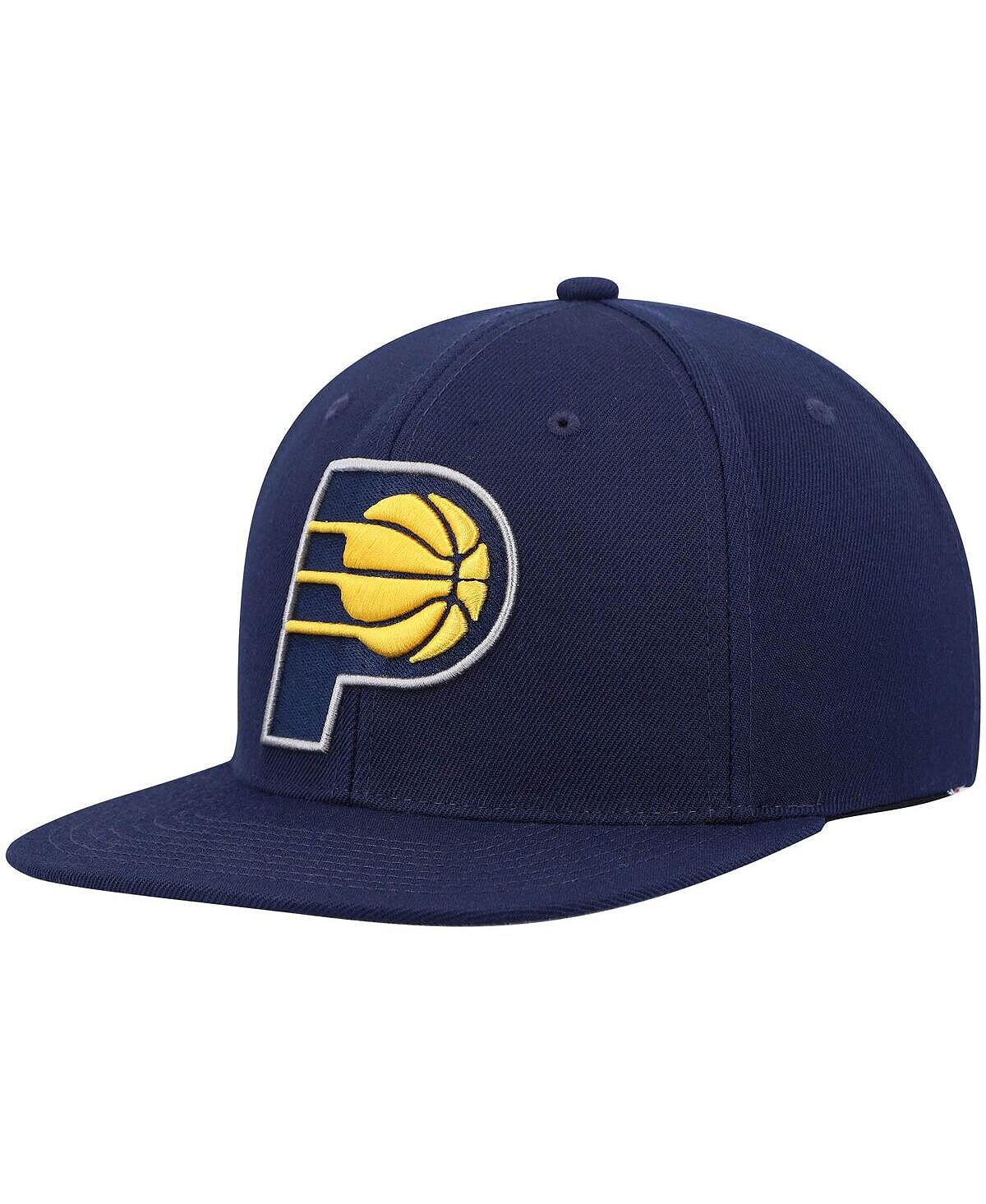 

Мужская темно-синяя кепка Indiana Pacers Ground 2.0 Snapback Mitchell & Ness