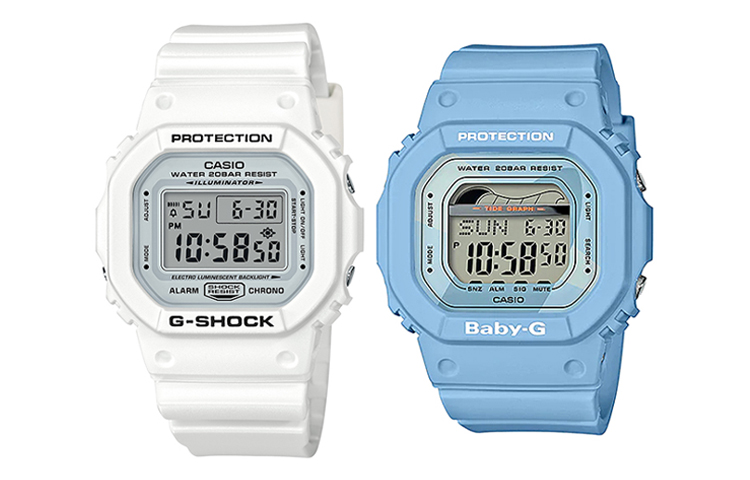 

CASIO Часы Unisex Pair Table Series 42.8mm White Watch