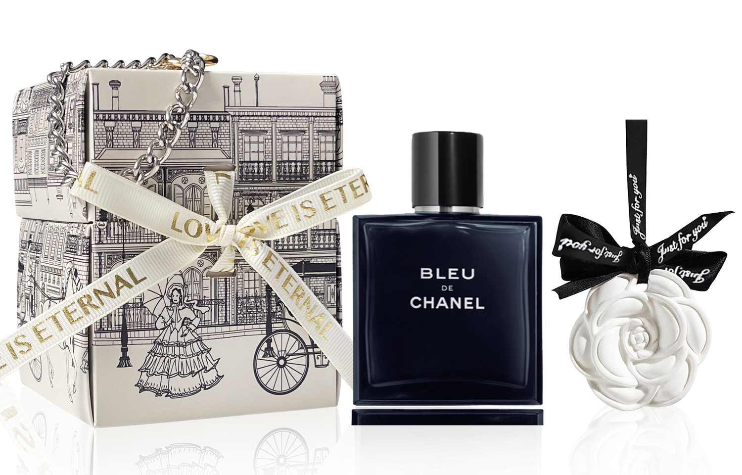CHANEL Набор Cerulean Eau De Toilette+Aromatherapy+Black Angel подарочная коробка — фото 2