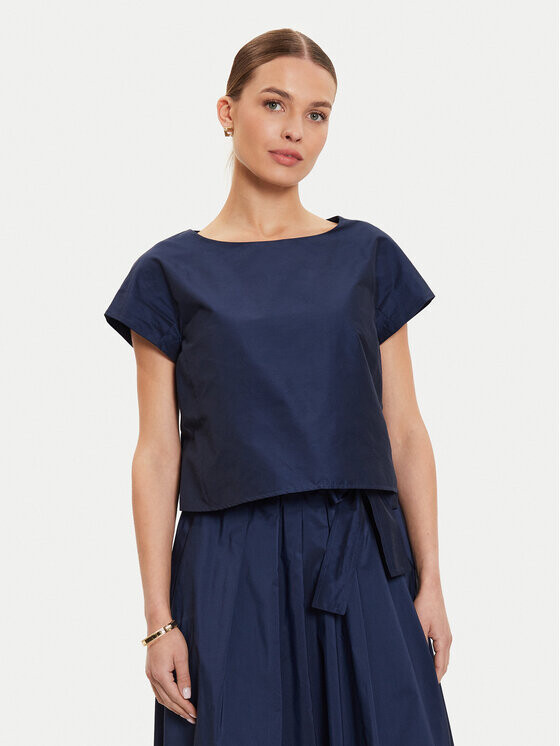 

Блуза свободного кроя Weekend Max Mara, синий