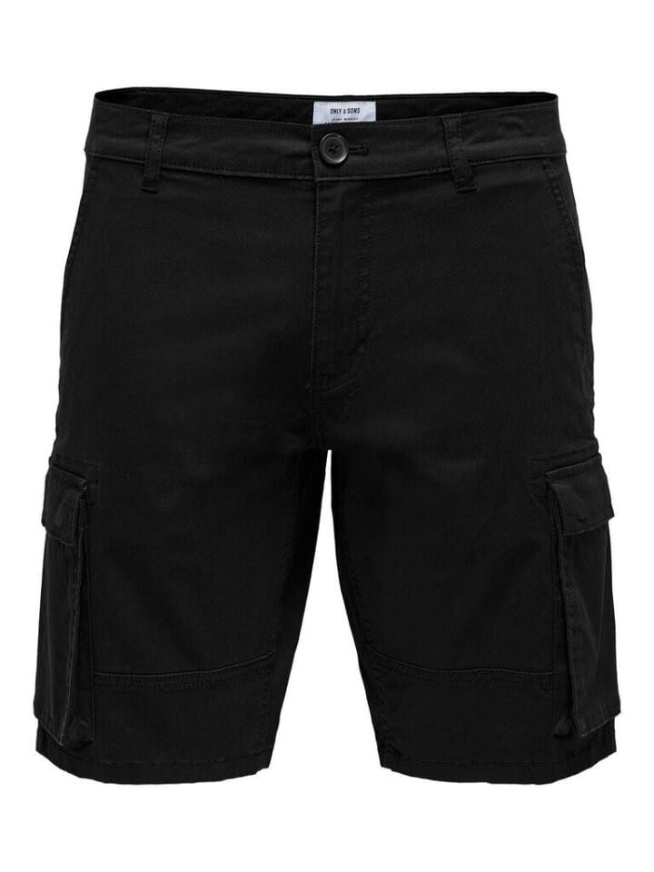 

Тканевые шорты Only&Sons Short, черный