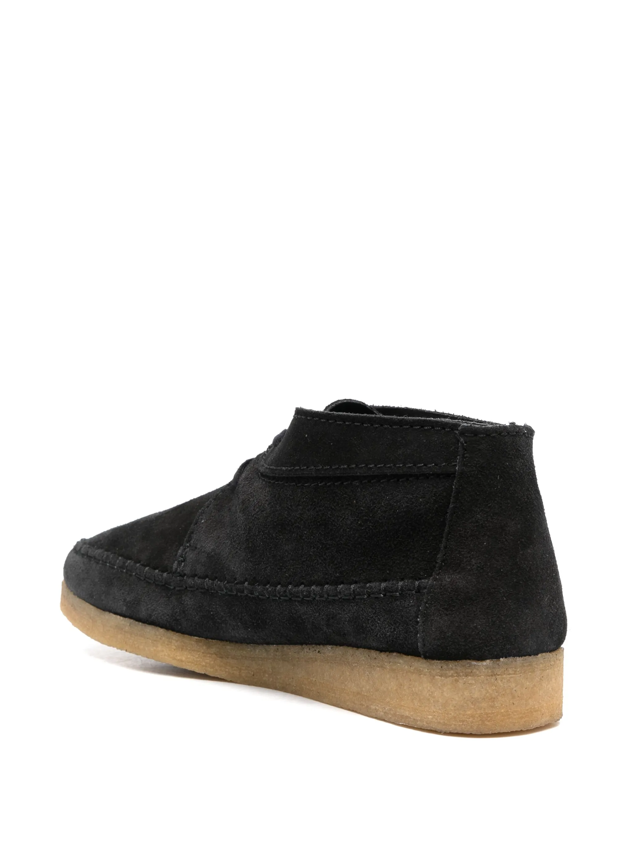 Ботинки с декоративной строчкой Clarks Originals, черный — фото 3
