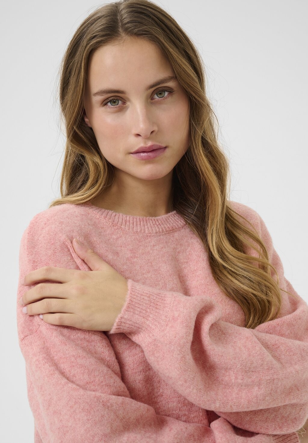

Джемпер ROUND NECK Kaffe, розовый