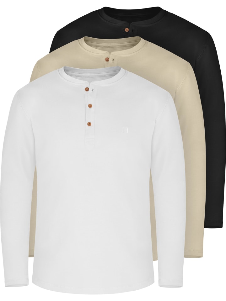 

Normani Рубашка 2 x Thermooberteil Langarm Shirt Skiunterwäsche für Damen und Herren in Orange