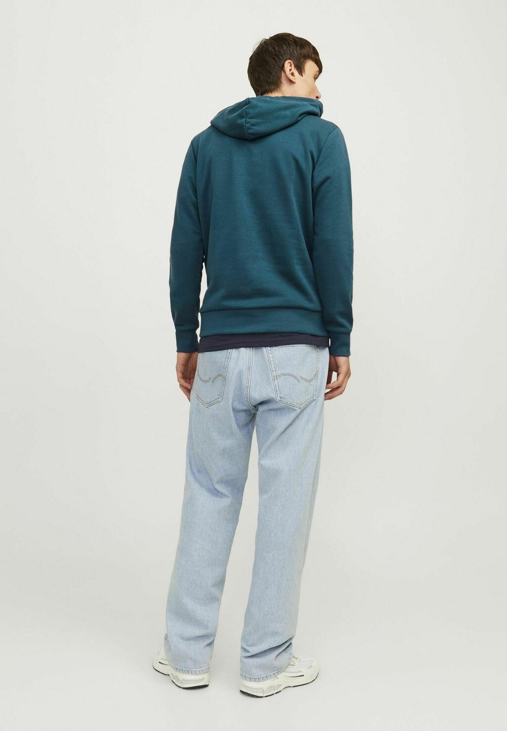 

Джемпер с капюшоном Jack & Jones, бирюзовый синий